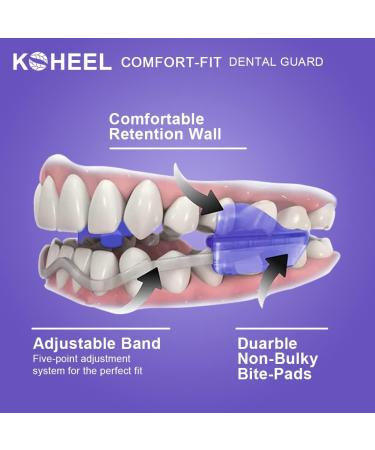 Koheel Adjustable Bite Rail for Bruxism | Teeth Grinding Relief - Portable 2-Piece Set for Moderate Use - Buy Online on GoSupps.com