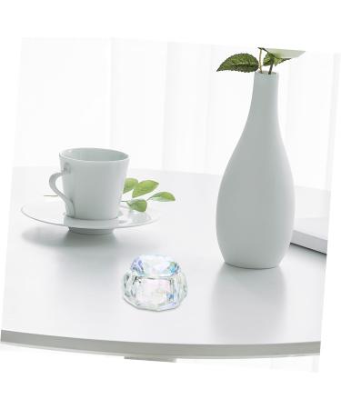 Healeved 1pc Nail Art Crystal Cup Glass Crystal Cup Nail Art Dish Crystal Nail Acrylic Nail Brush Liquid Dappen Dishes for Acrylic Nail Art Tools Delicate Pen Washing Cup Crystal Glass 6x6cm Assorted Color - Buy Online on GoSupps.com