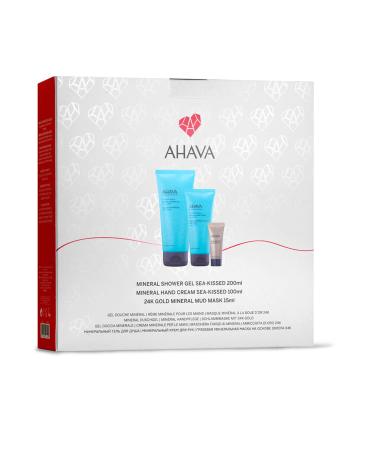 Buy AHAVA Kit For Her - Sea-Kissed Mineral Hand Cream Shower Gel & 24K Gold Mud Mask - International Shipping Available - Buy Online on GoSupps.com