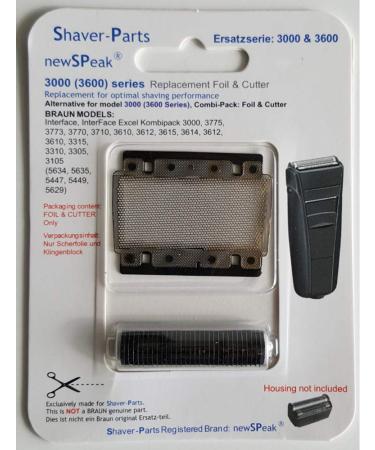 Braun Shaving Blade 3000 (3600) Series alternative