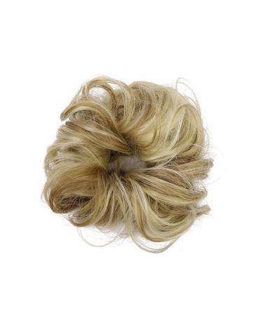 Frcolor Hair Tie Hairpiece Braid Messy Wavy Bun Synthetic Hair Extension for Updos (14H613)