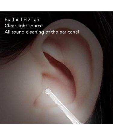 Ear Wax Cleaner with LED Light - Portable Safe & Low Noise Electric Ear Aspirator for Kids & Adults - Rechargeable Daily Care (White - Buy Online on GoSupps.com