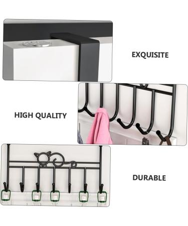 ABOOFAN 7 Door Hook Coat Hangers Hat Hangers Rustic Decor Over Door Organizer Hanging Office Storage Rack - Buy Online on GoSupps.com