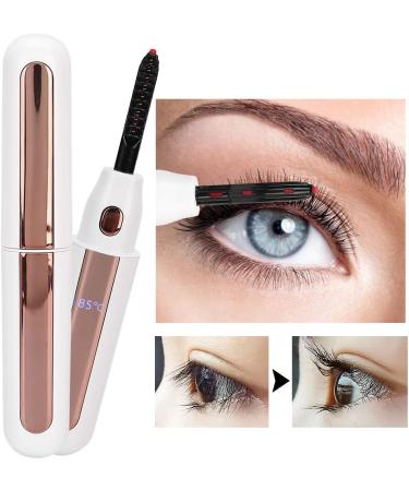 Qukaim Eyelash Curling Tool Electric Eyelash Curler Fast Heating Natural Curling Tool Long Lasting White - Buy Online on GoSupps.com