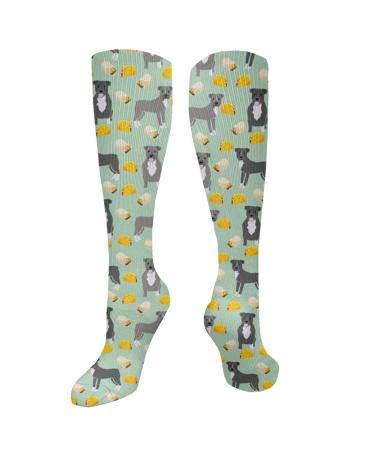 Pitbull Taco compression socks for women & men circulation 15-20 mmHg is the best support for sporty running cycling