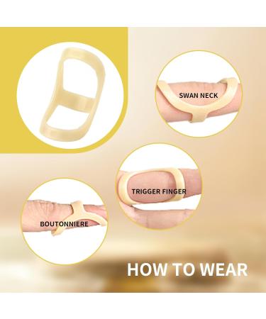 YMPEKA 5pcs Oval Finger Splint - Trigger Finger Support Brace for Thumb Middle Pinky & Ring Finger | Adjustable Sizes 6-13 - International Shipping Available - Buy Online on GoSupps.com