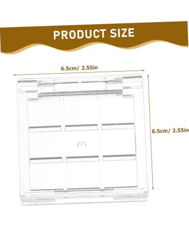 FOYTOKI 2pcs Blush for Cheeks Highlighter Sub Packing Took Eyeshadow Case Make up Travel Makeup Palette - Buy Online on GoSupps.com