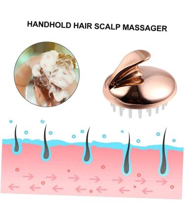 Foytoki 2-Piece Shampoo Massage Brush Set | Hair Scaling & Peeling Scalp Massager for Ultimate Bathroom Relaxation - Buy Online on GoSupps.com