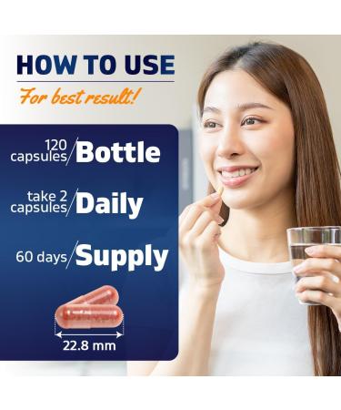 Vitamatic Citrinin-Free Red Yeast Rice 1200 mg. Capsules with CoQ10 100mg, Flush Free Niacin 100mg, & Garlic Powder 20mg - 120 Veg Capsules 120 Count (Pack of 1) - Buy Online on GoSupps.com