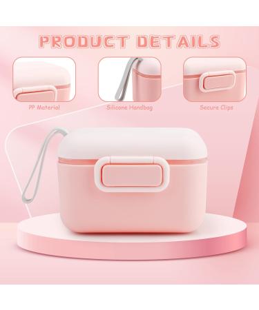 Portable Milk Powder Dispenser for Travel | Formula Powder Pots with Silicone Seal Cover, Leveler & Spoon - 400ml - Buy Online on GoSupps.com