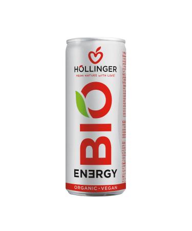 H llinger Bio Energy Drink Vegan Boisson nerg tique Biologique Format Canette 12x250ml Certifi Organique Rafra chissant