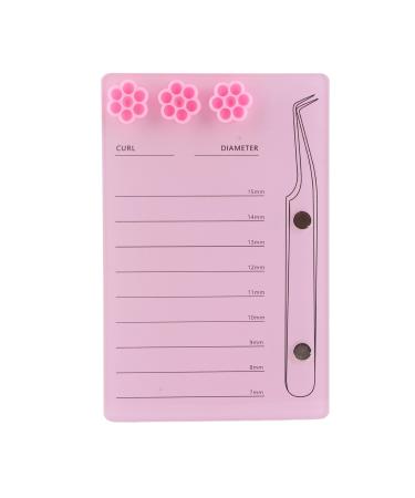 Eyelash Extension Tray 3 In 1 Eyelash Extension Holder 7 to 15mm Clear Scale Eyelash Holder Pad Eyelash Palette Magnetic Tweezer Holder Eyelash Extension Storage Organizer