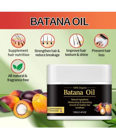 Raw Batana Oil for Hair Growth | 100% Pure Organic & Unrefined | Promote Healthy Hair Growth - Buy Online on GoSupps.com