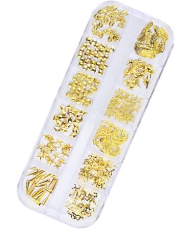 Housoutil 2 Boxes Nail Art Decoration Manicure Decoration Nail Decor Metal Kid Hair Diy Nail Accessories Nail+polish Spider Vein Glamorette Crown for Girls Rose Gold Nail Drill - Buy Online on GoSupps.com