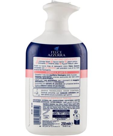  Felce Azzurra Paglieri Felce Azzurra Detergente Intimo Delicato 3-pack of gentle intimate cleansers with calendula pH 5.0 gynecologically tested 250 ml - Buy Online on GoSupps.com