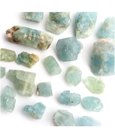 Natural Crystal Rough 1-Pack Natural Translucent Aquamarine Semi-Precious SpecimensStones (Size : 10-20g) (Size : 10-20g) - Buy Online on GoSupps.com