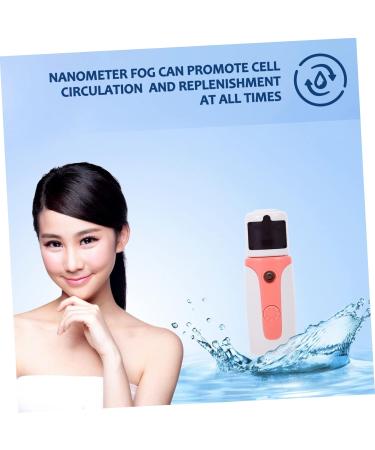 Beavorty 1 Set Hydrating Instrument Steamer for Face Nano Mist Sprayer Nano Facial Mister Facial Mister Steamer Portable Facial Mister Handy Mist Sprayer Abs Pink Face Sprayer Handheld Doll 10X3.3cm Pink - Buy Online on GoSupps.com