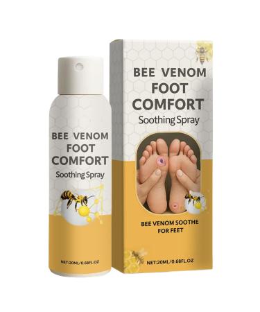 YNPQTDS Foot Spray - Moisturizing for Dry Skin of the Feet | 20ml Fast Absorbent Liquid After Shower Sport Travel Walking All Year Round