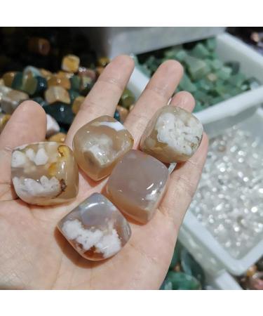 Natural Cherry Blossom Agate Tumbled Flower Agate Crystal Reiki and Energy Crystal Healing (Color : 500g) - Buy Online on GoSupps.com