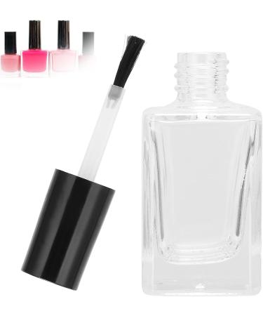 Nail Polish Bottle Empty Transparent Glass Bottle Empty Nail Polish Bottle 10ml Easy To Carry for Home - Buy Online on GoSupps.com