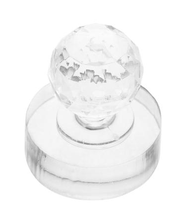 Tampon Fard Paupi res 27 Mm Cristal Outil de Pressage pour Maquillage Yeux Accessoire Professionnel pour Poudres et Blush Usage Quotidien