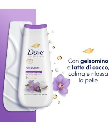  Dove Dove Relaxing Bubble Bath Hydrating Shower Bath Delicate Skin Microbiome Formula with Plant Moisturizers SLES Sulfate Free Men and Women Shower 6 Pieces 225ml - Buy Online on GoSupps.com