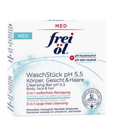 OIL FREE Wash Bar pH 5.5 Body Face Hair 90 g