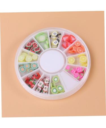 POPETPOP 12 Manicure Tool Nail Art Tools Diy Decoration for Nail Polymer Clay Slices for Nail Fruit - Buy Online on GoSupps.com