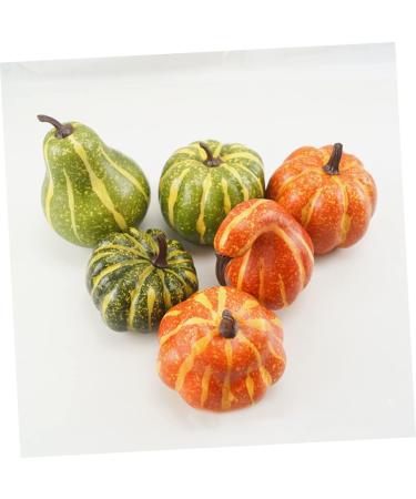 Ciieeo 8pcs Pumpkin Decor Halloween Pumpkin Halloween Fake Fruit Fall Pumpkins Decoration Foam Pumpkin Halloween Mini Pumpkin Microgreens Water Bird Whistle Decorate Artificial - Buy Online on GoSupps.com