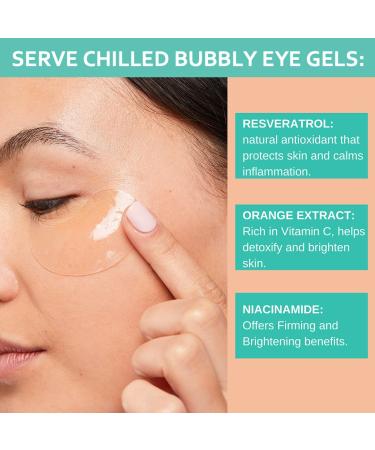 Patchology Bubbly Eye Gels - Vitamin C Under Eye Treatment Patches (15 Pairs) - Buy Online on GoSupps.com