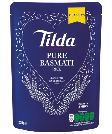 Tilda Steamed Basmati Rice 250 g - Pack of 6