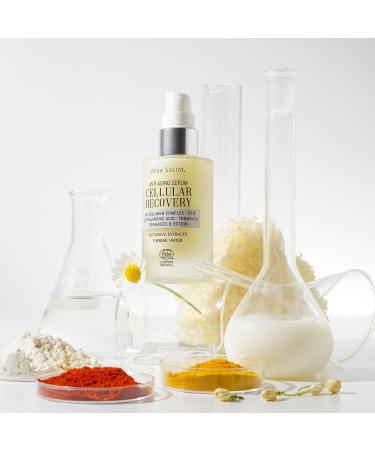 RECOVERY Cell Anti-Aging Serum: A Facial Treatment for Women with Hyaluronic Acid Serum Vegan Collagen and CoQ10 - Hydrating Firming and Anti-Wrinkle for - Buy Online on GoSupps.com