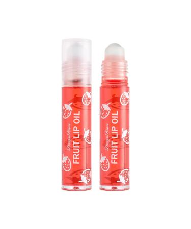 Lip Mouth Lip Oil Lip Soothes Ball Balm Transparent And Liquid Nourishing Skin Dry Lips Moisturizing Oil 3ml Colorless Hydrating Fruit Care Roller Oil Little Girls Lip Gloss Clear (D One Size) One Size D