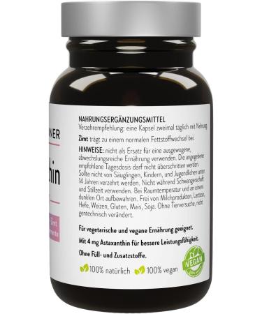 Dr. Heilbronn Astaxanthin Slim & Fit Capsules - Gluten-Free & Lactose-Free Dietary Supplement with Saw Palmetto Ginger & Cinnamon Extract | International Shipping - Buy Online on GoSupps.com