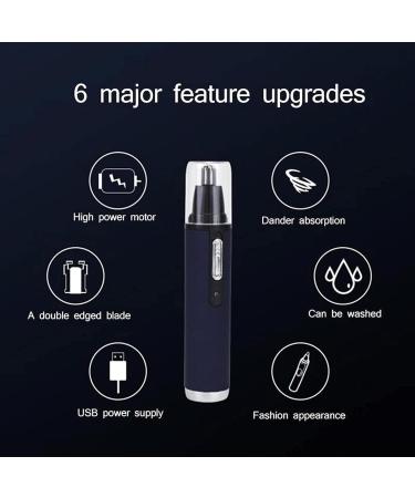 Luxury USB Charging Nose Hair Trimmer - Safe & Efficient Hair Cutting Tool for Men & Women | International Shipping Available - Buy Online on GoSupps.com