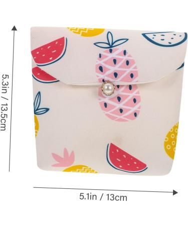 Healifty Teens Napkin Storage Bags - Set of 12 | Organizer for Purse & Travel | Makeup Pad & Tampons Pouch | Period Collection Bag - Buy Online on GoSupps.com