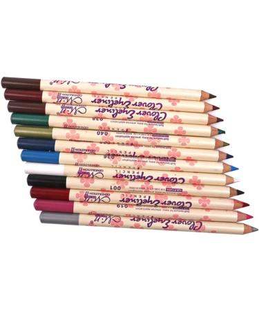HAPINARY 24 Pcs Eyeshadow Pencil Lip Liner Pencil Eyeliner Pencil for Women Eyeliner Pencil Colours - Buy Online on GoSupps.com