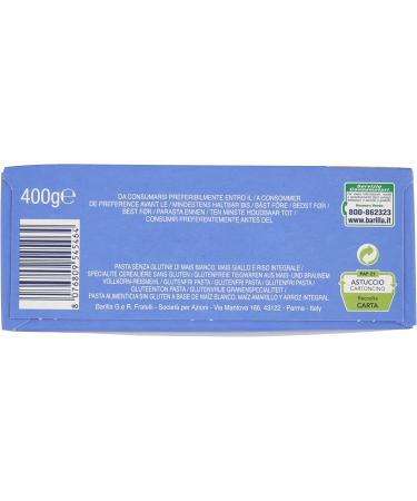 Pack of 5 Barilla Fusilli Italian pasta gluten-free 400g - Buy Online on GoSupps.com