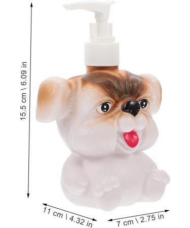 Housoutil 1pc Puppy Lotion Bottle Eye Patches for Adults Pressing Sub Bottle Liquid Dispenser Plastic Containers Lip Gloss Container Body Storage Child Pump Bottle Melamine White - Buy Online on GoSupps.com