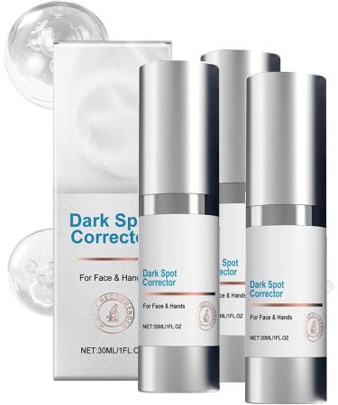 Correcteur de taches brunes Cr me anti-taches brunes Cr me anti-taches de rousseur Att nue les taches solaires les taches de vieillesse et l'hyperpigmentation Restaure l' clat naturel 3pcs