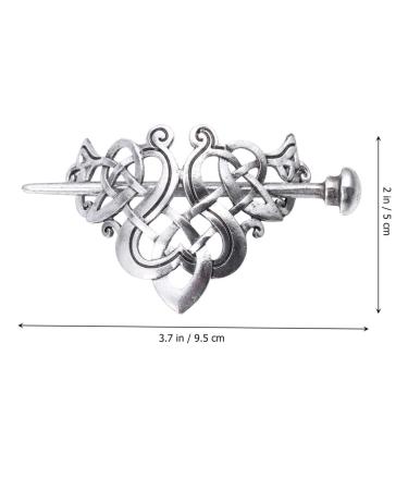 Solustre Vintage Celtic Hairpin - Viking Hair Clip with Celtic Knots for Women & Girls | Unique Hair Jewelry - Buy Online on GoSupps.com