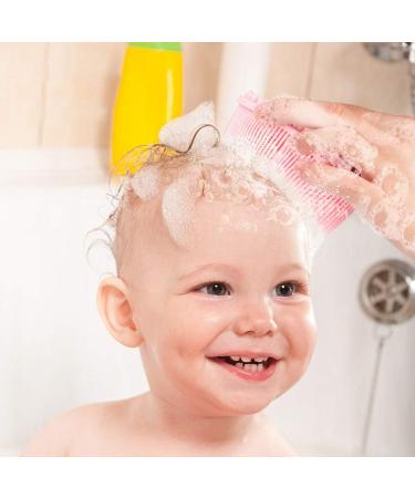 Maxin Silicone Body Scrubber - 2-Piece Shower & Tub Brush Set for Face & Body Perfect for Skin Peeling & Foaming Bathing - Pink & Blue - Buy Online on GoSupps.com