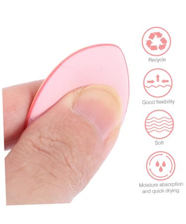FRCOLOR 60 Pcs Finger Makeup Sponge - Triangle Puffs for Face Powder | Non-Latex Hydrophilic Makeup Applicators for Artists - Buy Online on GoSupps.com
