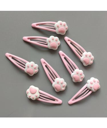 Girls Hair Clip Lovely Cartoon Cat Paw Shape Hairpin Metal Hair Clip For Unique Designed Hairpins For Teenagers B - Buy Online on GoSupps.com
