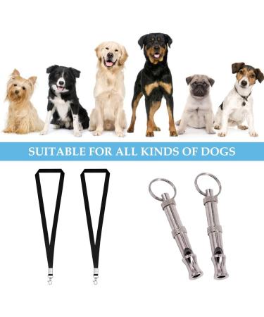 Buy Gheart Ultrasonic Dog Whistle - Adjustable Frequency Training Tool | Professional Silent Dog Whistle with Lanyard - 2 Pack for Effective Dog Training - Buy Online on GoSupps.com