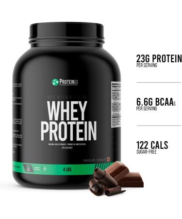 Buy ProteinCo 4lbs Whey Protein - Pure Grass Fed New Zealand Chocolate | International Shipping - Buy Online on GoSupps.com