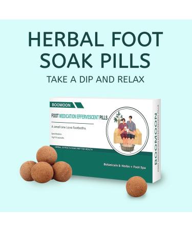 Foot Medication Shower Pills - EfferVescent Ginger Oil Tablets for Detox & Relaxation | Herbal Foot Bath | International Shipping Available - Buy Online on GoSupps.com