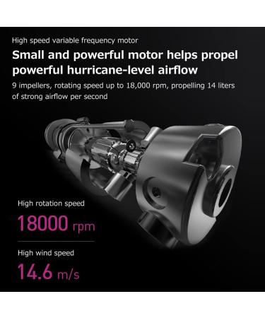 Hair Dryer QISUO Hair Dryer Professional Folding Portable Household 1800W High Power Hair Blower Hair Drier 3 Variable Speed Green - Buy Online on GoSupps.com