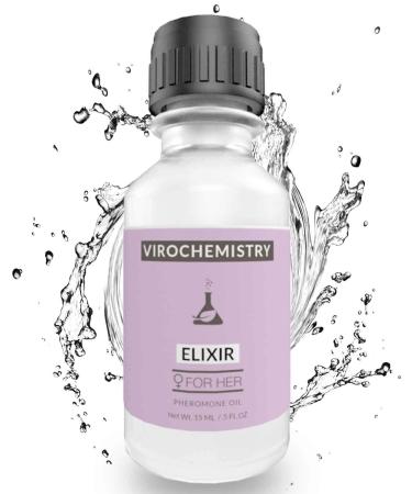 Pheromones For Women (ELIXIR) - Elegant Ultra Strength Organic Fragrance Body Perfume Oil 15mL Concentrate Human Grade Pheromones to Attract Men  - Buy Online on GoSupps.com