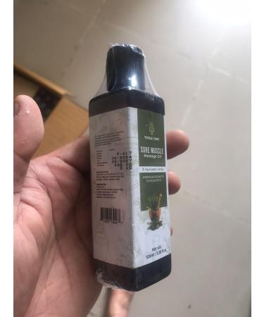 Ayurvedic Sore Muscle Massage Oil for Full Body Massage Therapy - Natural Oil w/d Moringa & Eucalyptus Essential Oils - Multipurpose & Instant Absorption | 21 Ayurvedic Herbs 3.38 fl. oz